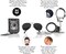 Kids Spy Set Accessories - Cool Spy Gadgets Equipment for Detective Costumes with Sunglasses, Ear Piece, Badge, and Handcuffs